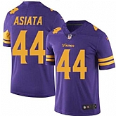 Nike Men & Women & Youth Vikings 44 Matt Asiata Purple Color Rush Limited Jersey,baseball caps,new era cap wholesale,wholesale hats